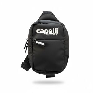 Capelli of New York Black Crossbody Sling Bag